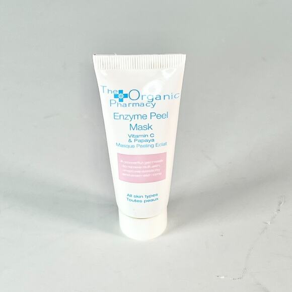 The Organic Pharmacy Enzyme Peel Mask Papaya Vitamin C Travel .5 fl oz 16ml New - Picture 1 of 6